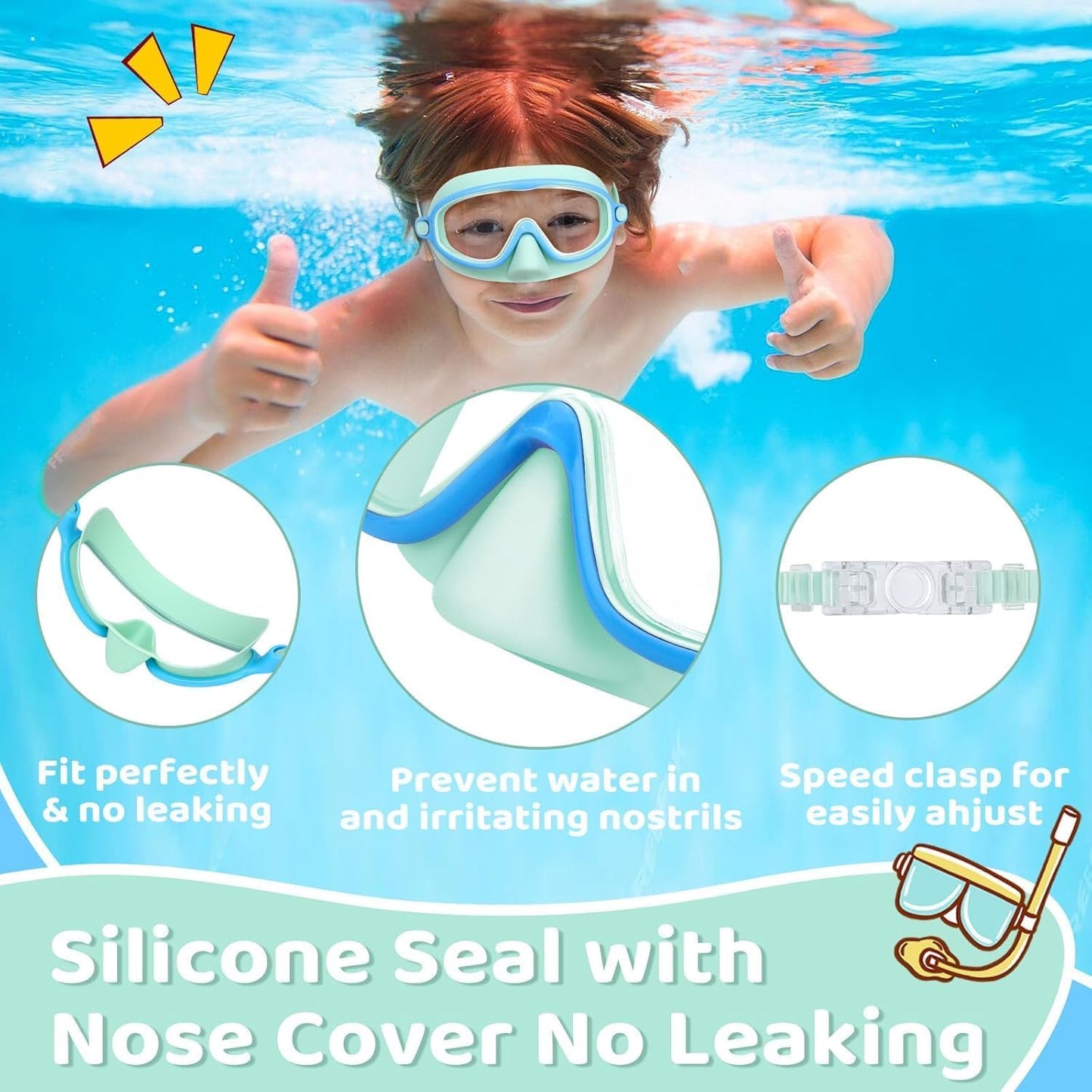 Tadpole Kids Swim Goggles — 2 Pack