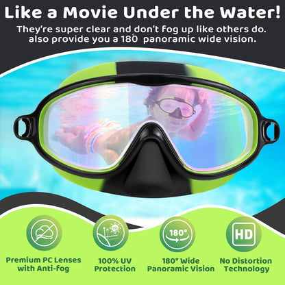 Tadpole Kids Swim Goggles — 2 Pack