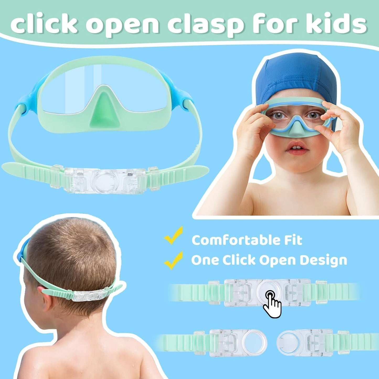 Tadpole Kids Swim Goggles — 2 Pack